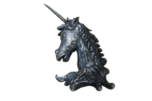 Accueil Licorne <br/> Bas-relief Fer Forgé